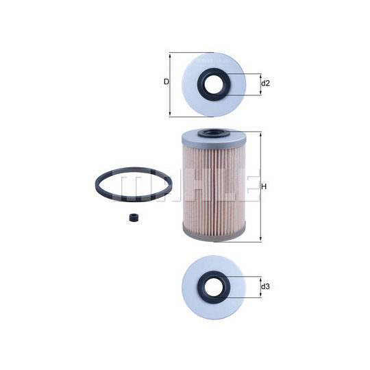 KX 204D - Fuel filter 