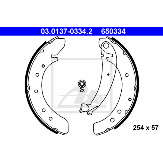 03.0137-0334.2 - Bromsbackar, sats 