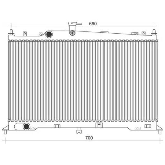 350213942000 - Radiator, engine cooling 