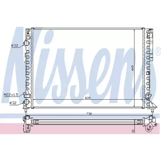 63839A - Radiaator, mootorijahutus 