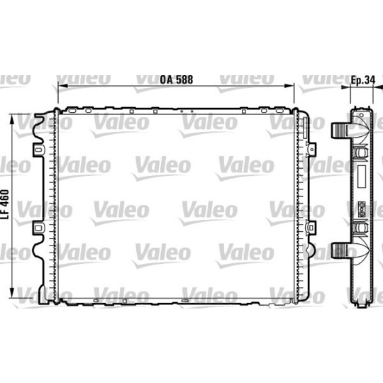 732570 - Radiaator, mootorijahutus 