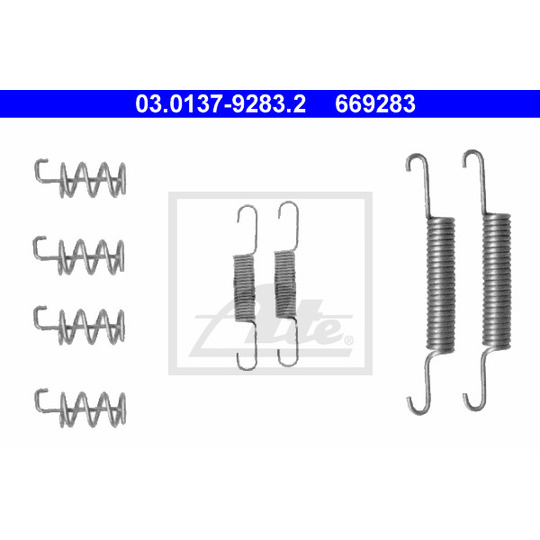 03.0137-9283.2 - Accessory Kit, parking brake shoes 