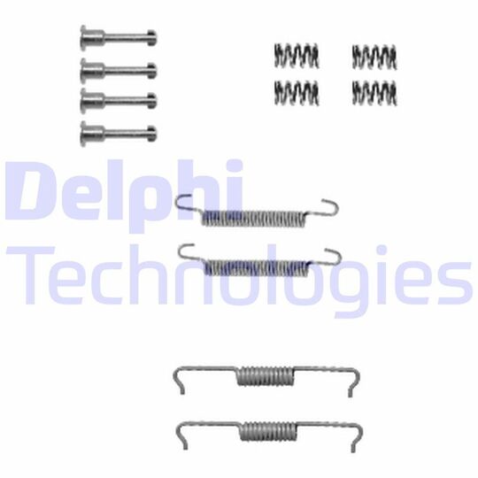 LY1330 - Accessory Kit, parking brake shoes 