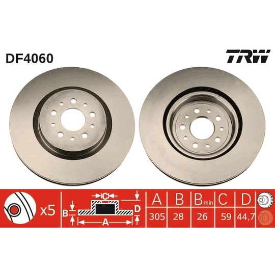 DF4060 - Brake Disc 