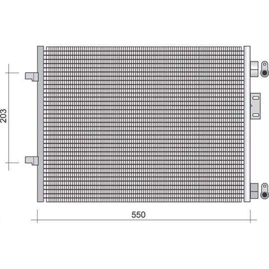 350203387000 - Condenser, air conditioning 