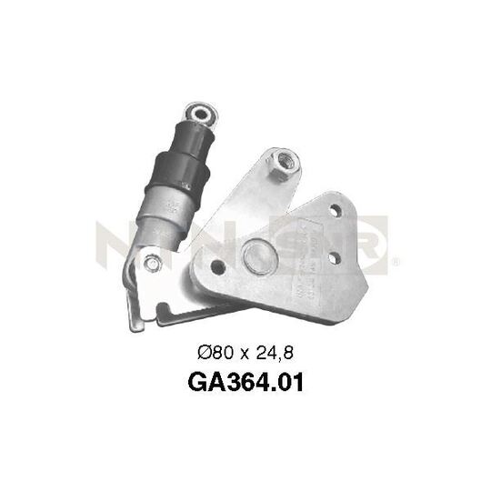 GA364.01 - Tensioner Pulley, v-ribbed belt 