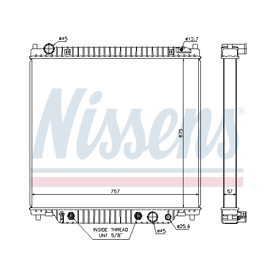 69205 - Radiator, engine cooling 