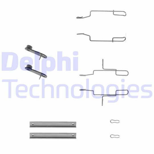 LX0219 - Accessory Kit, disc brake pad 