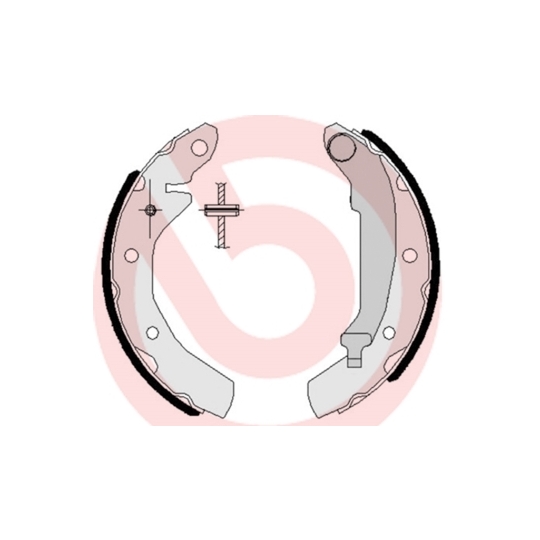 S 15 501 - Brake Shoe Set 