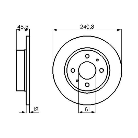 0 986 478 368 - Brake Disc 