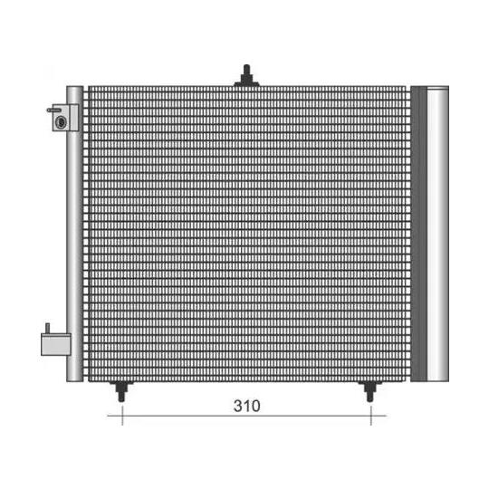 350203384000 - Kondensor, klimatanläggning 