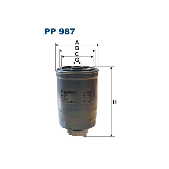 PP 987 - Fuel filter 