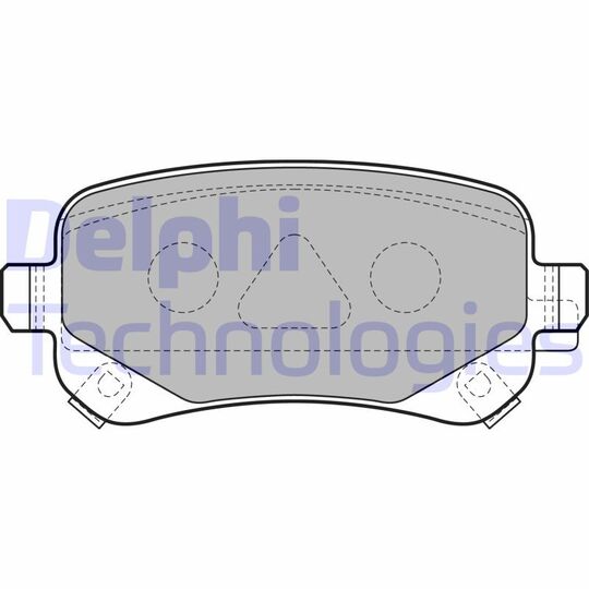 LP2174 - Brake Pad Set, disc brake 