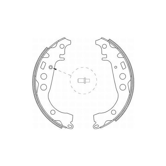 C02059ABE - Brake Shoe Set 