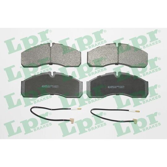 05P1109A - Brake Pad Set, disc brake 