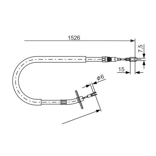 1 987 477 859 - Cable, parking brake 