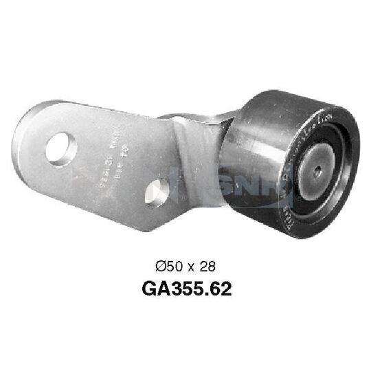 GA355.62 - Deflection/Guide Pulley, v-ribbed belt 