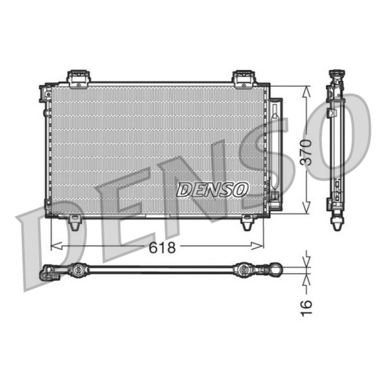 DCN50009 - Condenser, air conditioning 