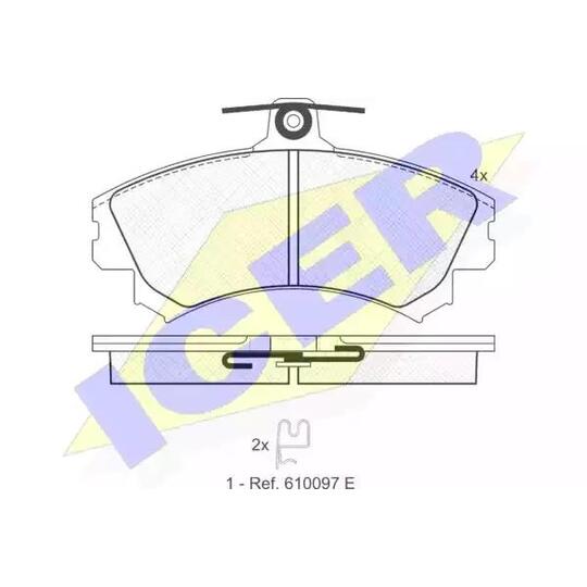 181118 - Brake Pad Set, disc brake 