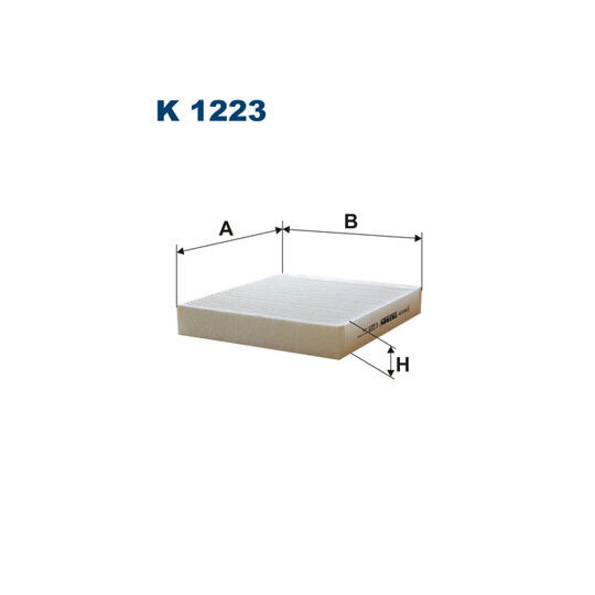 K 1223 - Filter, interior air 