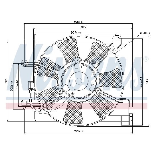 85347 - Fan, radiator 