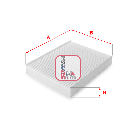 S 3076 C - Filter, interior air 