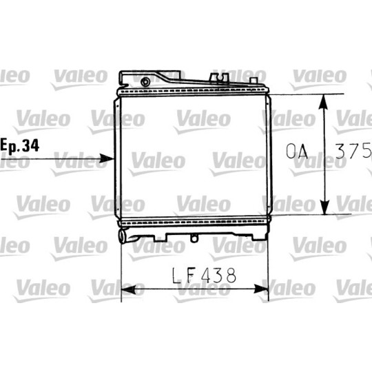 819395 - Radiator, engine cooling 