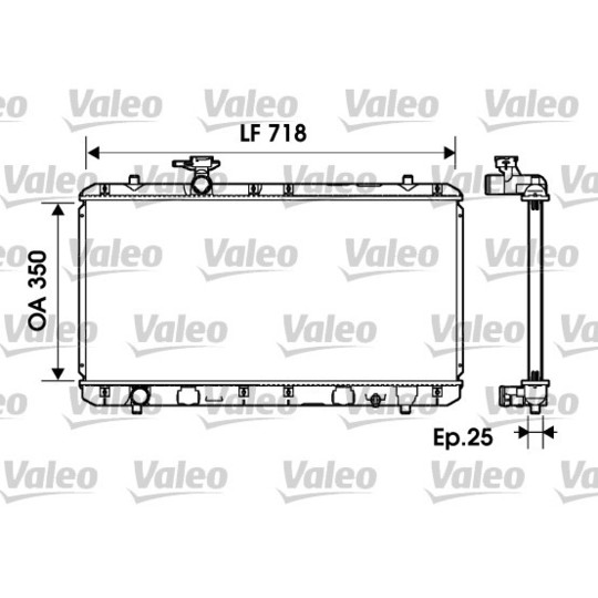 734164 - Radiator, engine cooling 