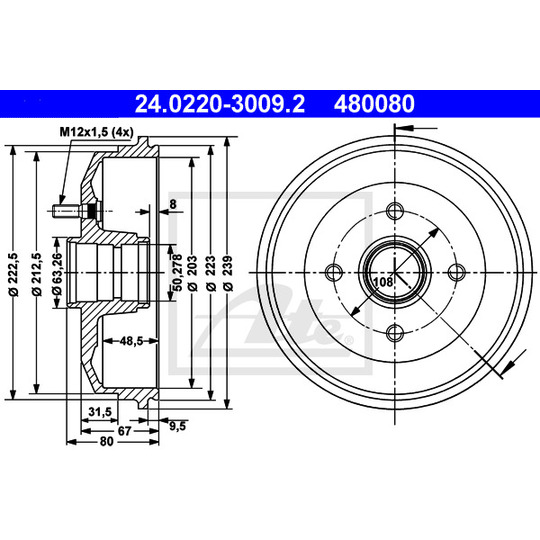 24.0220-3009.2 - Piduritrummel 