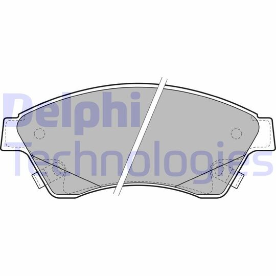 LP2171 - Brake Pad Set, disc brake 