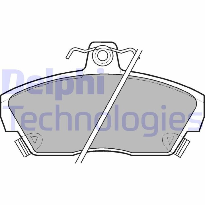 LP618 - Brake Pad Set, disc brake | Spareto