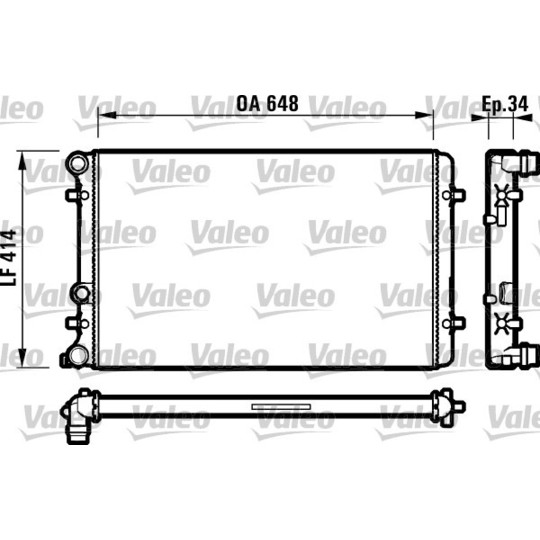 732427 - Radiator, engine cooling 