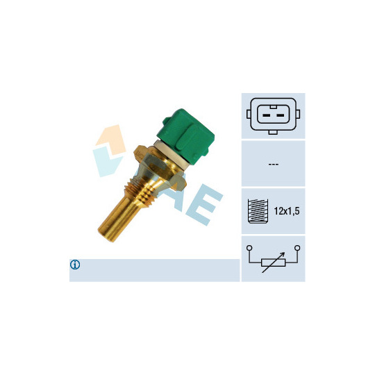 33400 - Sensor, coolant temperature 