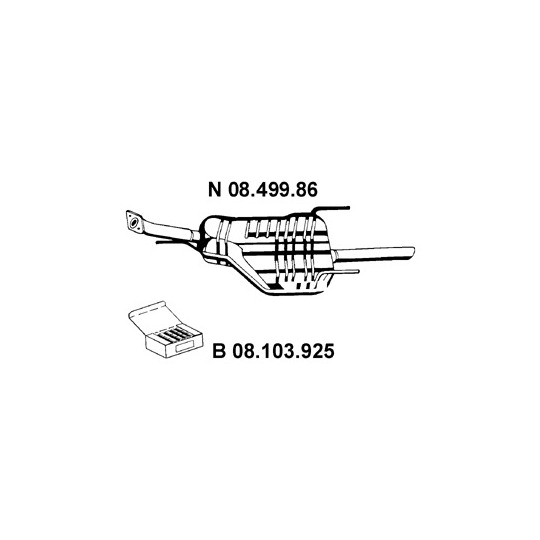 08.499.86 - End Silencer 