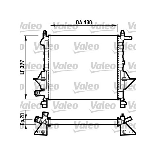 732051 - Radiator, engine cooling 