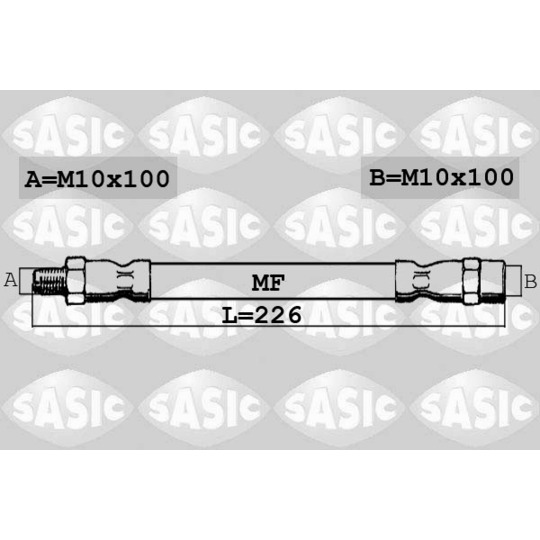 SBH6279 - Brake Hose 