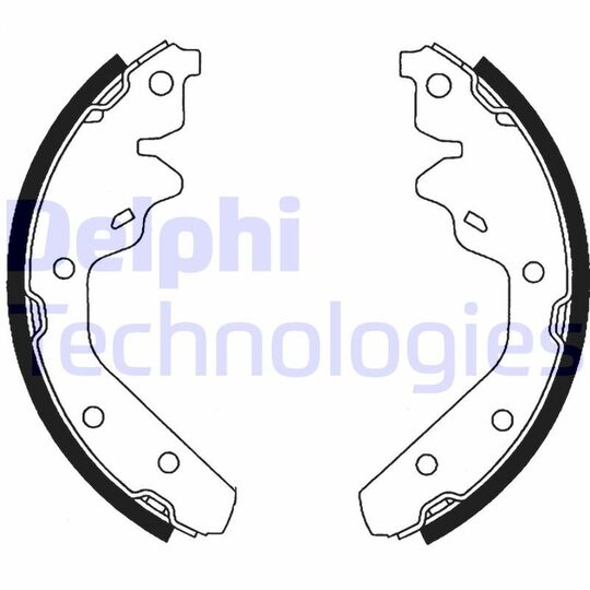 LS1820 - Brake Shoe Set 