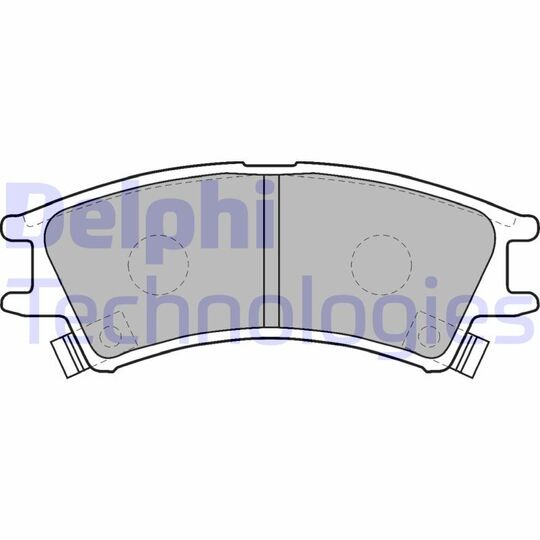 LP1502 - Brake Pad Set, disc brake 