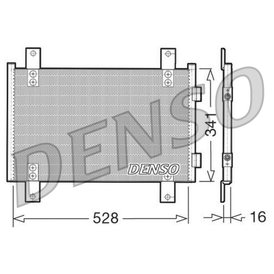 DCN07001 - Condenser, air conditioning 