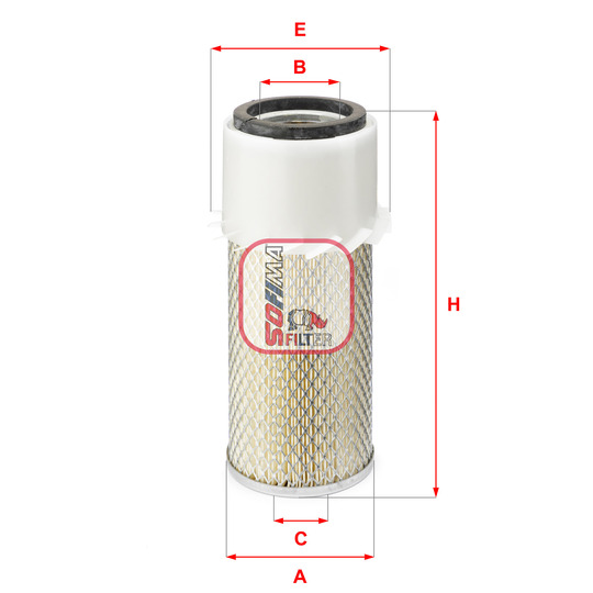 S 0840 A - Air filter 