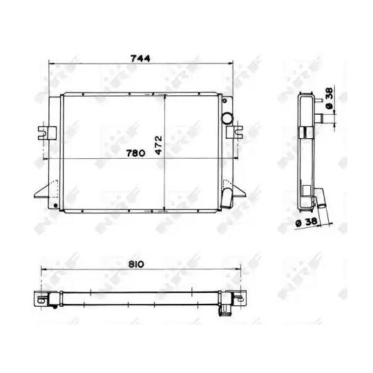 52003 - Radiator, engine cooling 