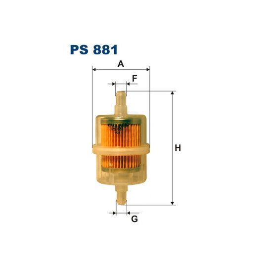 PS 881 - Fuel filter 