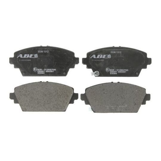C14042ABE - Brake Pad Set, disc brake 