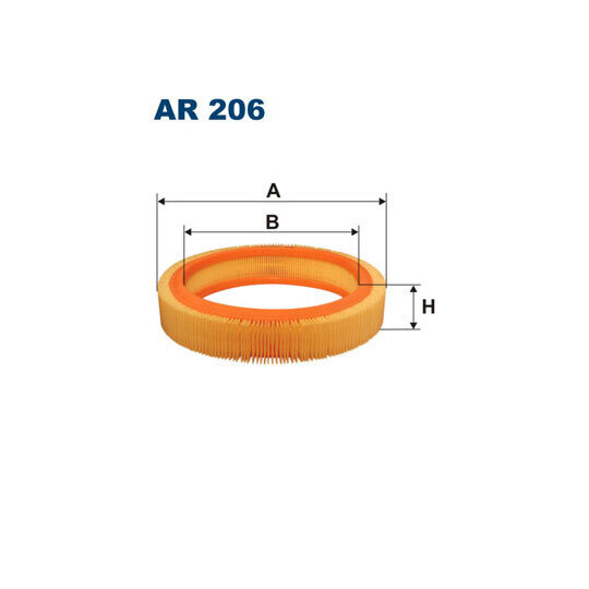 AR 206 - Air filter 