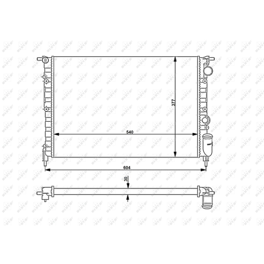 54706 - Radiator, engine cooling 