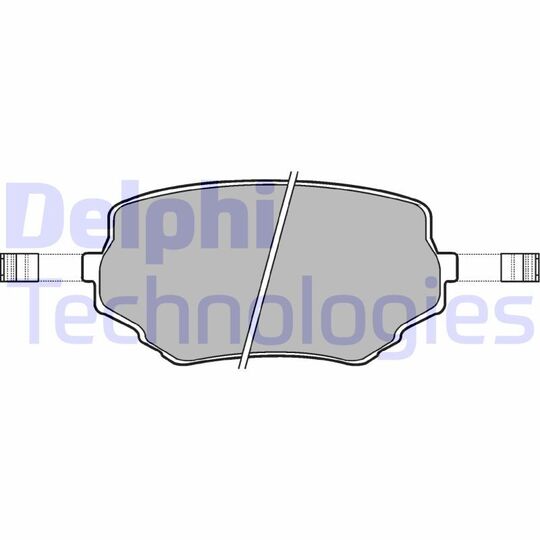 LP1015 - Brake Pad Set, disc brake 