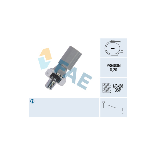 12830 - Oil Pressure Switch 