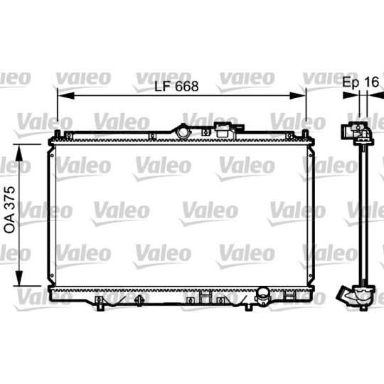 734114 - Radiaator, mootorijahutus 