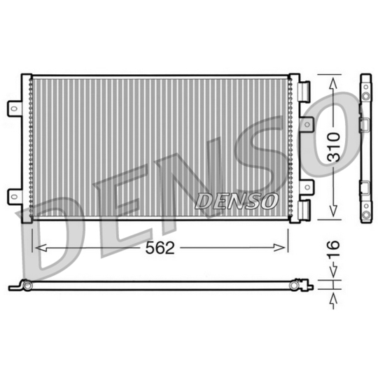 DCN09101 - Condenser, air conditioning 