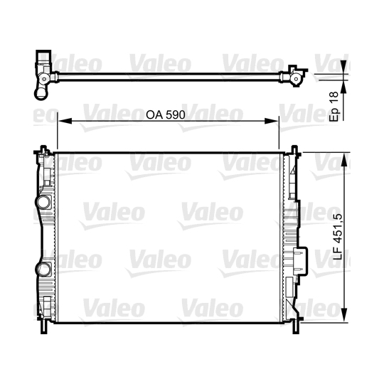 735282 - Radiaator, mootorijahutus 